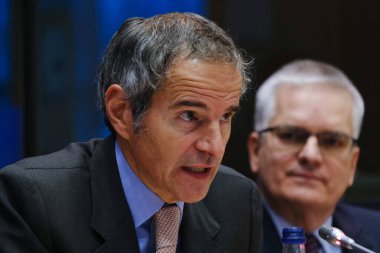 Director General of International Atomic Energy Agency Rafael Mariano Grossi attends the meeting of the European Parliament Foreign Relations Committee in Brussels, Belgium on January 24, 2023.