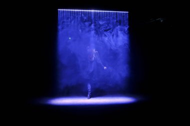 Visitors take a tour in Light Art Museum in Budapest, Hungary on Dec.21, 2022.