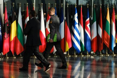 Boris Pistorius, Minister of Defence arrives for a two-day meeting of the alliance's Defence Ministers at the NATO headquarters in Brussels, Belgium on Feb. 14, 2023.