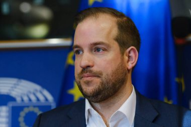 MEP Jeroen LENAERS during a European Parliament's Inquiry Committee on the use of spyware in Brussels, Belgium on February 28, 2023. 