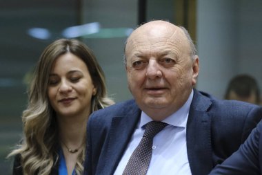 Gilberto PICHETTO FRATIN, Çevre Bakanı 16 Mart 2023 'te Brüksel, Belçika' daki Avrupa Çevre Konseyi 'ne katılmak üzere geliyor.