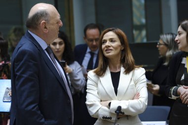 Gilberto PICHETTO FRATIN, Çevre Bakanı 16 Mart 2023 'te Brüksel, Belçika' daki Avrupa Çevre Konseyi 'ne katılmak üzere geliyor.