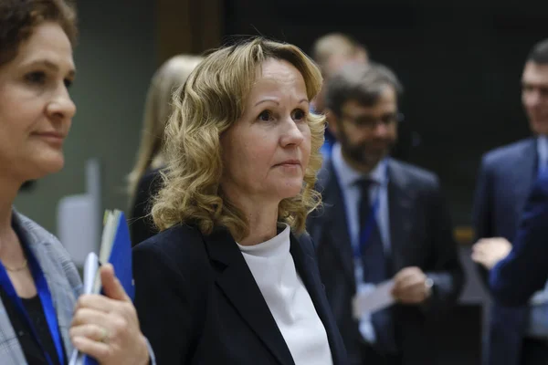 Umweltministerin Steffi Lemke Nimmt März 2023 Europäischen Umweltrat Brüssel Teil — Stockfoto