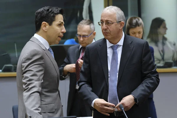 Petros Xenophontos Ministro Medio Ambiente Llega Para Asistir Consejo Europeo — Foto de Stock