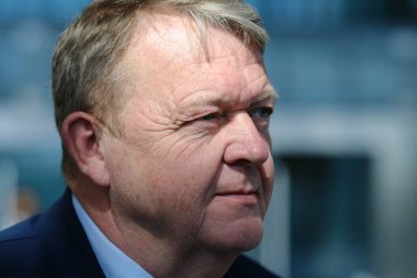 Lars Look RASMUSSEN, Dışişleri Bakanı NATO dışişleri bakanları toplantısına katılmak üzere 4 Nisan 2023 'te Brüksel, Belçika' daki NATO karargahına geldi..