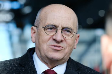 Dışişleri Bakanı Zbigniew Rau NATO dışişleri bakanları toplantısına katılmak üzere 4 Nisan 2023 'te Belçika' nın Brüksel kentindeki NATO karargahına geldi..