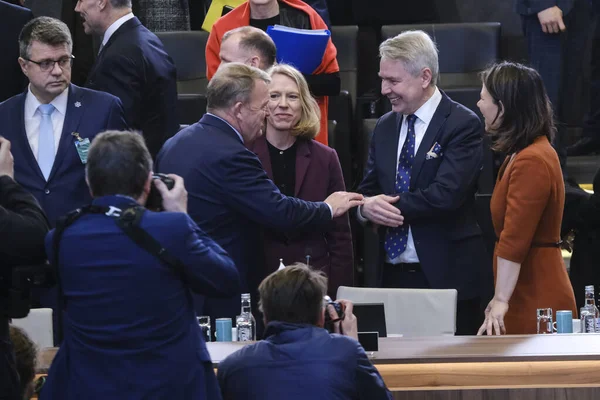 Pekka Haavisto Υπουργός Εξωτερικών Έρχεται Για Παραστεί Στη Συνάντηση Των — Φωτογραφία Αρχείου
