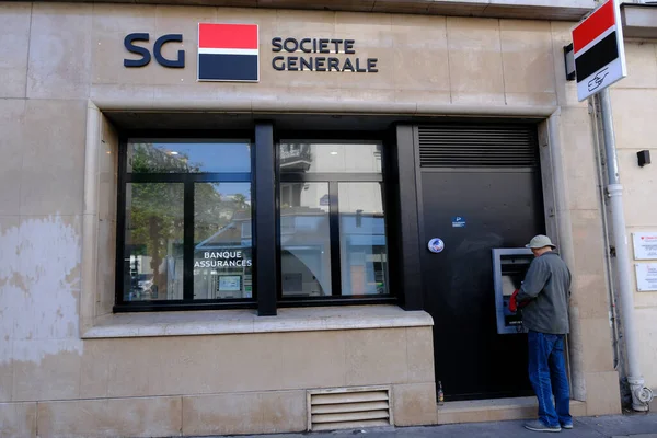 Societe Generale Bank Branch Paris France May 2023 — Stock Photo, Image