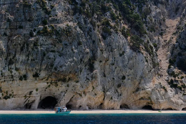 Sea Cave Kefalonia Island Greece July 2021 — Stock Photo, Image
