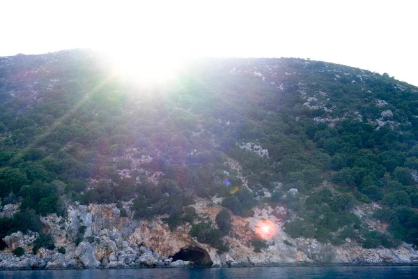 Sea Cave Kefalonia Island Greece July 2021 — Stock Photo, Image