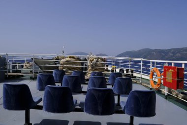 29 Temmuz 2021 'de Yunanistan' a giden bir yolcu gemisi..