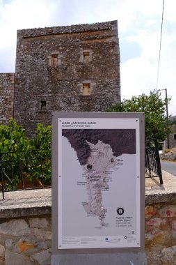 27 Ağustos 2021 'de Yunanistan' daki Doğu Mani haritası.