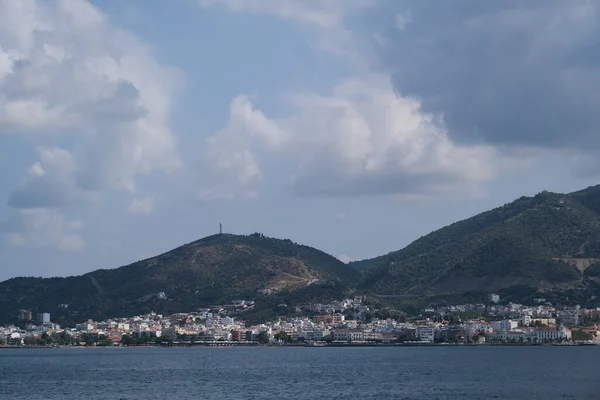 Panoramablick Auf Das Berühmte Dorf Meer Bekannt Für Die Thermalquellen — Stockfoto