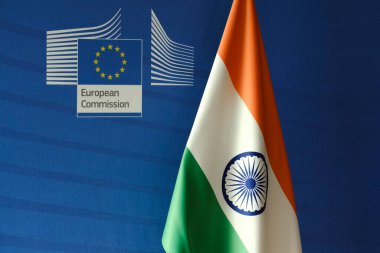 AB ve Hindistan, 16 Mayıs 2023 'te Brüksel, Belçika' daki AB genel merkezini işaretledi.