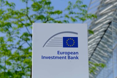 Avrupa Yatırım Bankası 'nın (EIB) 2 Haziran 2023 tarihli dış görünümü.