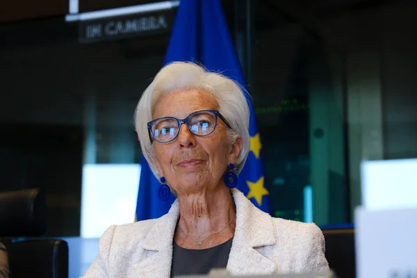 Christine Lagardeová Kandidátka Předsedkyni Evropské Centrální Banky Ecb Června 2023 — Stock fotografie