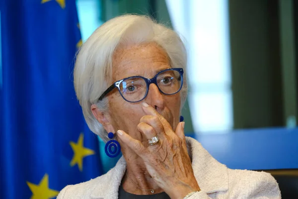 Christine Lagarde Presidenta Designada Del Banco Central Europeo Bce Asiste — Foto de Stock