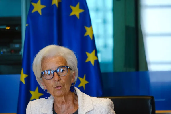 Christine Lagardeová Kandidátka Předsedkyni Evropské Centrální Banky Ecb Června 2023 — Stock fotografie