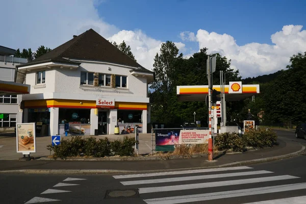 Haziran 2023 Lüksemburg Bir Benzin Istasyonu — Stok fotoğraf