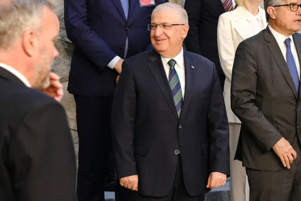 Yasar Guler Ministro Defensa Llega Para Una Foto Familiar Segundo —  Fotos de Stock