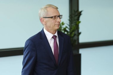 Avrupa Komisyonu Başkanı Ursula von der Leyen, Bulgaristan Başbakanı Nikolay Denkov 'u 28 Haziran 2023' te Brüksel, Belçika 'daki AB genel merkezinde karşıladı..