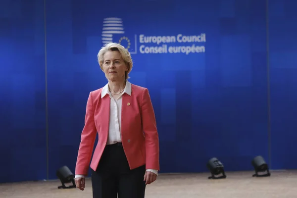 Předseda Evropské Komise Ursula Von Der Leyen Přijede Června 2023 — Stock fotografie