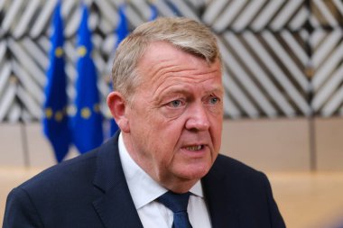 Lars Look RASMUSSEN, Dışişleri Bakanı AB Dışişleri Konseyi 'nin (FAC) 20 Temmuz 2023' te Brüksel, Belçika 'daki AB genel merkezine bir toplantısı için geldi.