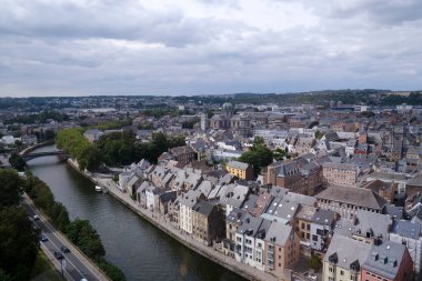 Namur 'un 22 Temmuz 2023' teki panoramik görüntüsü.