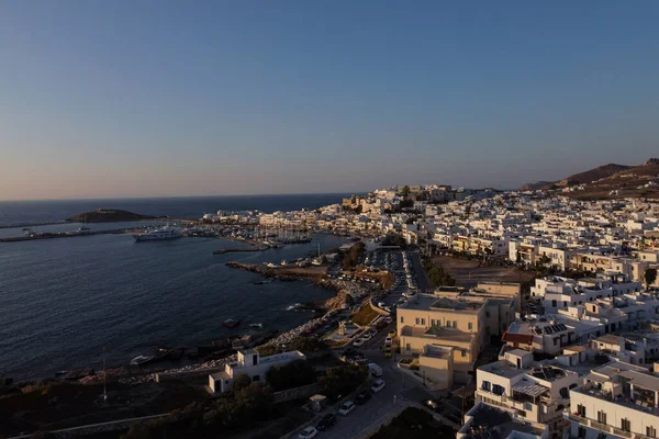 stock image Aerial view of Naxos, Greece on July 7, 2023.