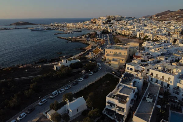 stock image Aerial view of Naxos, Greece on July 7, 2023.