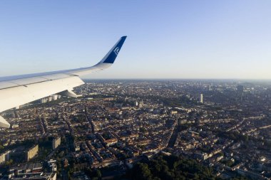 Ege Havayolları Airbus A320 5 Eylül 2023 tarihinde Avrupa üzerinde uçar..