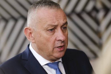  Jozef SIKELA, 25 Eylül 2023 'te Belçika' nın Brüksel kentindeki AB İç Pazar ve Sanayi Konseyi 'ne katılmak üzere ülkeye geldi..