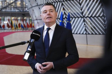  Maliye Bakanı Paschal DONOHOE, Eurogroup Maliye Bakanlarının 15 Ocak 2024 'te Brüksel, Belçika' daki Avrupa Konseyi 'nde yapacağı toplantıya katılmak üzere geliyor..