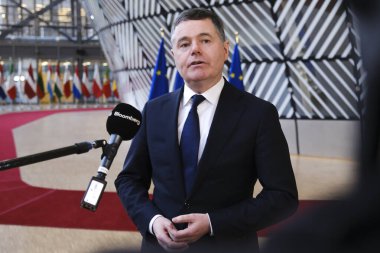  Maliye Bakanı Paschal DONOHOE, Eurogroup Maliye Bakanlarının 15 Ocak 2024 'te Brüksel, Belçika' daki Avrupa Konseyi 'nde yapacağı toplantıya katılmak üzere geliyor..