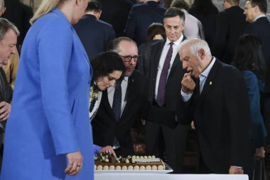 Hacı LAHBIB, Dışişleri Bakanı ve Joseph Borrell 3 Şubat 2024 'te Belçika' nın Brüksel kentinde düzenlenen Beden Eğitimi Konseyi 'nin 50. yıldönümü kutlamalarında.