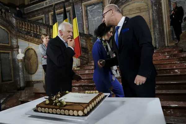 Hacı LAHBIB, Dışişleri Bakanı ve Joseph Borrell 3 Şubat 2024 'te Belçika' nın Brüksel kentinde düzenlenen Beden Eğitimi Konseyi 'nin 50. yıldönümü kutlamalarında.
