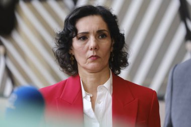 Hacı LAHBIB, Dışişleri Bakanı 20 Şubat 2024 'te Brüksel, Belçika' daki AB Genel İşler Konseyi 'nin sonunda basın toplantısı düzenledi.