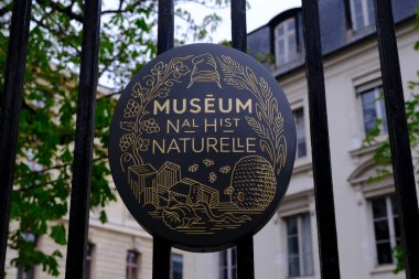 Exterior view of National Museum of Natural History in Paris, France, March 30, 2024. clipart