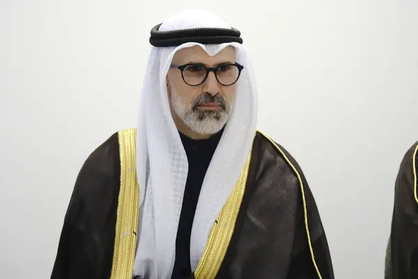 Viceminister Van Buitenlandse Zaken Van Koeweit Sjeik Jarrah Jaber Alahmad Rechtenvrije Stockfoto's