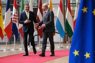 Avrupa Konseyi Başkanı Charles MICHEL, Libya Ulusal Birliği Hükümeti Başbakanı Abdul Hamid DBEIBAH 'ı 15 Mayıs 2024' te Brüksel 'de kabul etti..