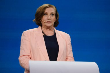 9 Haziran 2024 'te Brüksel, Belçika' da düzenlenen Avrupa Seçim Gecesi 'nde Yenilenen Grup Başkan Yardımcısı Iskra MIHAYLOVA' nın açıklaması.