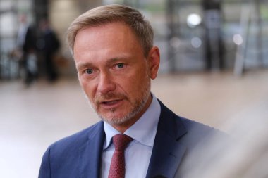 Almanya Maliye Bakanı Christian Lindner, Eurogroup Maliye Bakanlarının 13 Mayıs 2024 'te Brüksel, Belçika' daki Avrupa Konseyi 'nde yapacağı toplantıya katılmak üzere ülkeye geldi..