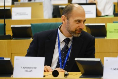 Fernando NAVARRETE ROJAS, MEP ateends in a Parliament's committees in European Parliament, Brussels, Belgium on September 4, 2024. clipart