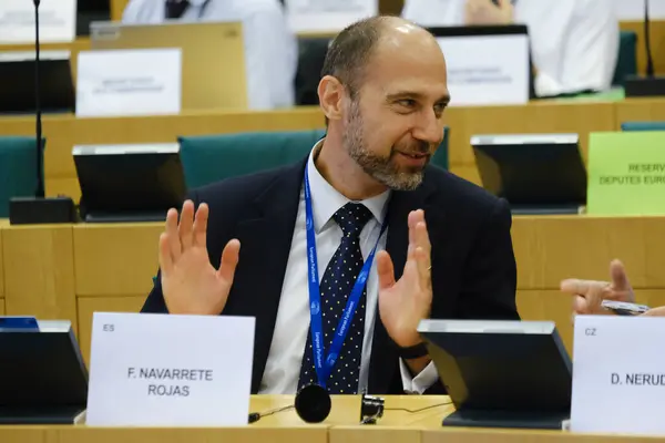 stock image Fernando NAVARRETE ROJAS, MEP ateends in a Parliament's committees in European Parliament, Brussels, Belgium on September 4, 2024.