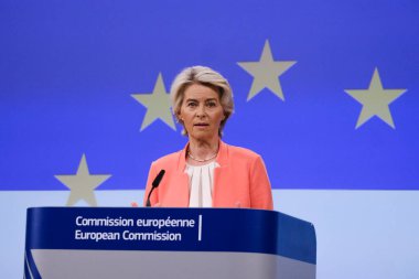 Avrupa Komisyonu Başkanı Ursula von der LEYEN ve Mario DRAGHI 'nin 9 Eylül 2024 