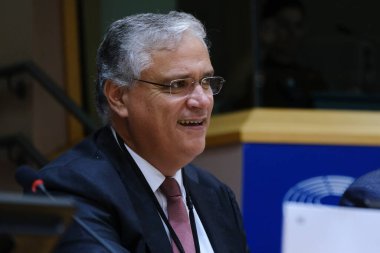 Vasco Alves Cordeiro 9 Eylül 2024 'te Avrupa Parlamentosu, Brüksel, Belçika' da bir Parlamento komitesine katıldı..