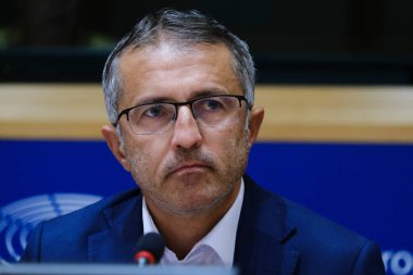 Adrian Dragos BENEA, MEP 9 Eylül 2024 'te Avrupa Parlamentosu, Brüksel, Belçika' daki Parlamento komitelerine katıldı.