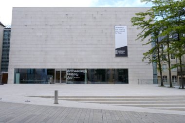 Haziran 'da Lüksemburg' daki Ulusal Tarih ve Sanat Müzesi 'nin (MNHA) dış görünümü. 19, 2024.