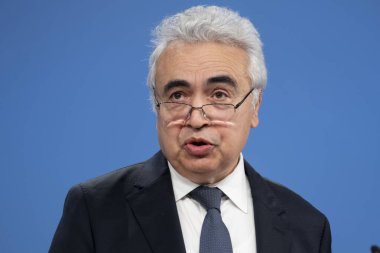 Uluslararası Enerji Dairesi (IEA) İcra Direktörü Fatih Birol 19 Eylül 2024 'te Brüksel, Belçika' daki AB genel merkezinde düzenlediği basın toplantısında konuştu..