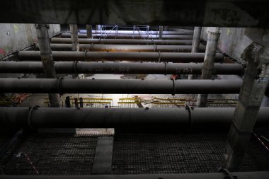 22 Eylül 2024 'te Brüksel, Belçika' da bir metro istasyonu inşaatı için halka açık gün.